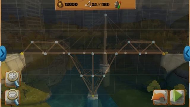 Bridge Constructor Playground - Lösung Level 1 Tutoria Brücke 1-8 (iphone, ipad, iOS, Android) смотреть онлайн