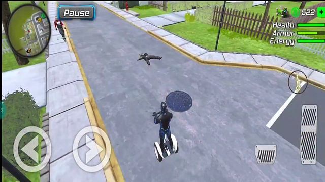 Black Hole Ninja Rope Hero Mafia Gangster #4 - Android Gameplay смотреть онлайн