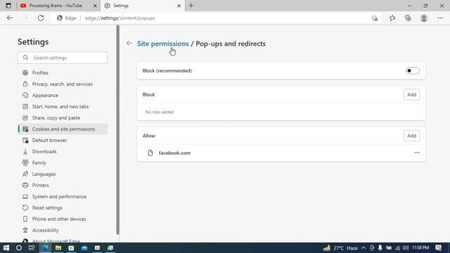 How to Block Pop Ups and Redirects in Microsoft Edge Browser (2022) смотреть онлайн