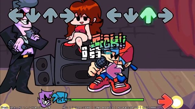Friday Night Funkin - Daddy Dearest vs Boyfriend (Hard level, Full week 1) смотреть онлайн