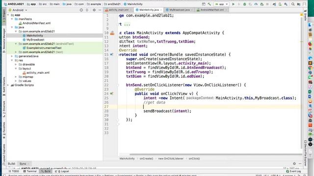 Android nâng cao - Lab2.1 - Broadcast Receiver trong android смотреть онлайн