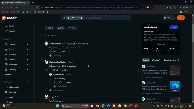 Most Windows users want Microsoft Copilot in the Trash Bin смотреть онлайн
