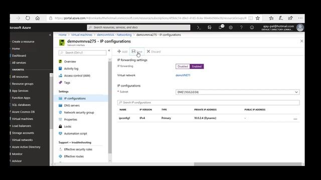 Demo - How to Configure Azure Route Tables (User Defined Routes) смотреть онлайн