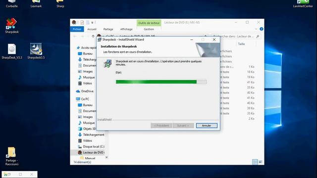 Installation de Sharpdesk смотреть онлайн