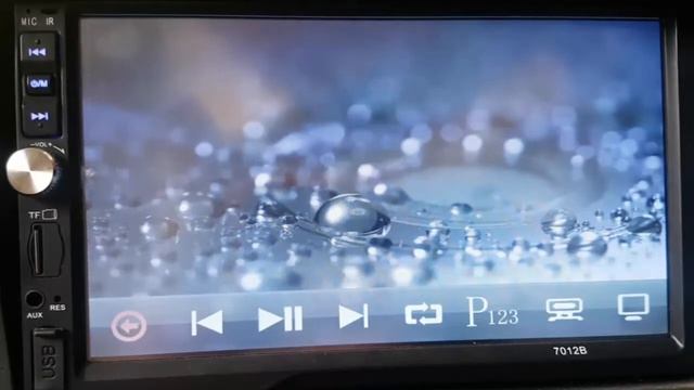 Head Unit : How to play audio only in Double din 7012B video смотреть онлайн