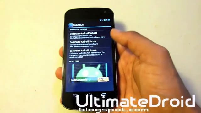 Codename Android Jelly Bean ROM Review On Galaxy Nexus! [GSM/Verizon/Sprint]