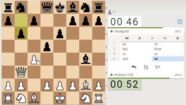 Разгром черных в Дебюте Гроба, Гамбит Фрица (Grob Opening, Fritz Gambit) смотреть онлайн