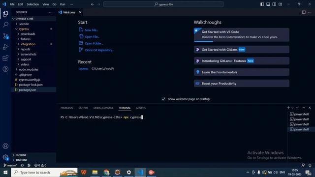 INSTALL CYPRESS in Windows | Cypress io| Cypress installing for Beginners смотреть онлайн
