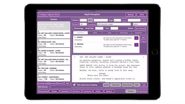 07 DH Hair Makeup - Preshooting Breakdown Script Window смотреть онлайн