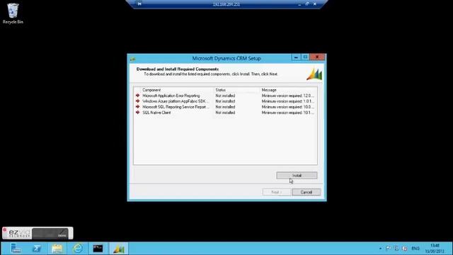CRM 2011 Installation on Windows 2012 смотреть онлайн
