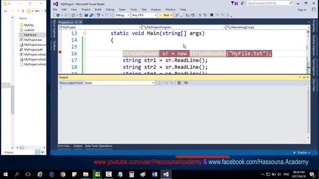 سي شارب C# READ LINE BY LINE FROM FILES VISUAL STUDIO #079 смотреть онлайн