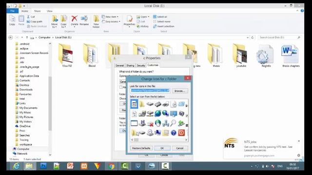How To Change Folder Icon in Windows 7 / 8 / 10 !! data management tools смотреть онлайн