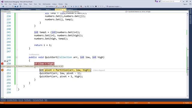 Data Structures in C# - Exploring Quick Sort смотреть онлайн