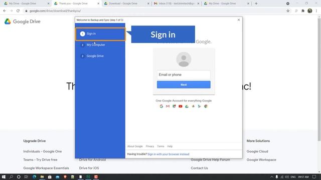How to use Google Drive | Google Drive Backup and Sync for PC Tutorial смотреть онлайн