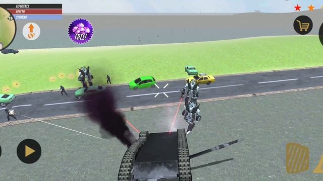 Real Gangster Crime 2 (Car Robot And Army Fight) - Army Tank Attack Robot Car - Android Gameplay HD смотреть онлайн