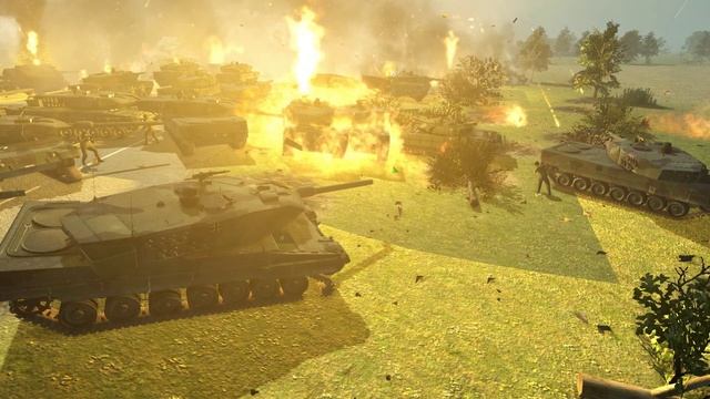 Leopard 2a6 in Ukraine attacked russian tanks смотреть онлайн