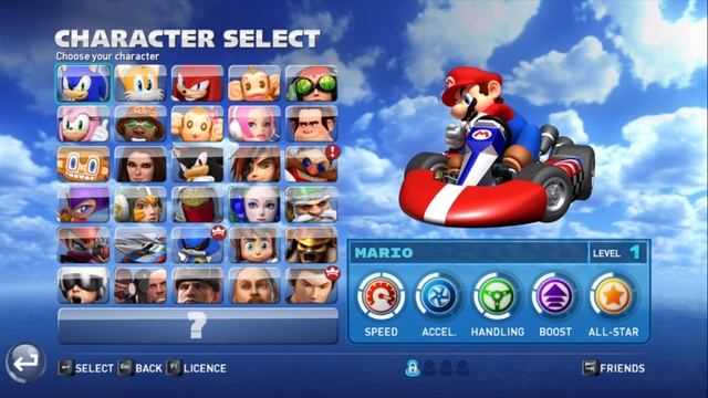 Sonic And All Stars Racing Transformed Leaked Characters Fanmade смотреть онлайн