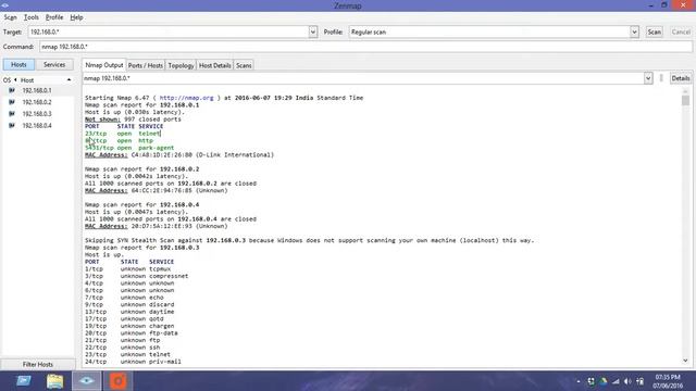 How to use the Network Mapper (Nmap) software for security scanning of ports смотреть онлайн