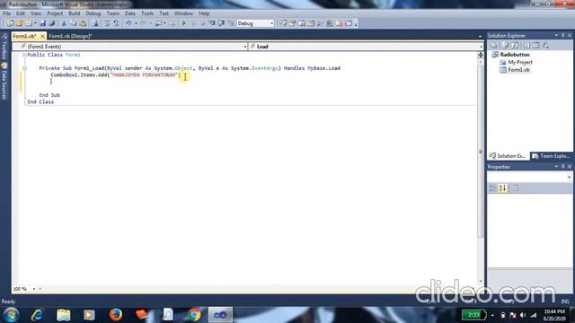 Menambahkan Komponen Radiobutton, Checkbox & Datagridview pada Form VB.NET 2010 untuk Pemula смотреть онлайн