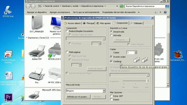 Limpieza de cabezal y configuración impresora epson. смотреть онлайн