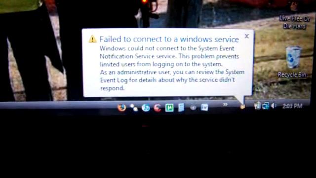 Failed To Connect To A Windows Service - Computer Problem, Fix?? смотреть онлайн