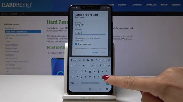 How to Use Portable Hotspot in Alcatel 5V - Share Network смотреть онлайн