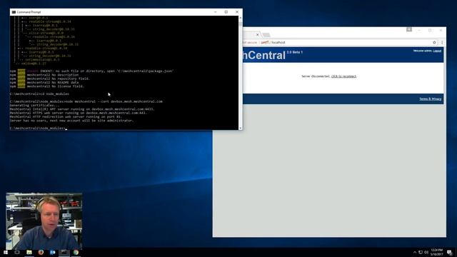 MeshCentral2 - Install using NPM смотреть онлайн