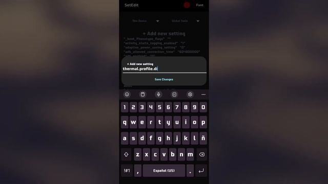 Unlock Your Device's Full Potential Disabling Thermal Throttling Without Root Access Using SetEdit