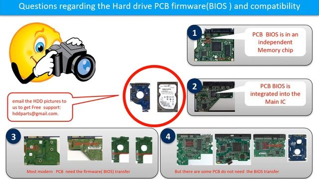WD WD40NMZW 11GX6S1 2060 800041 003 P1  WDBYFT0040BBK 0A  PCB Repair Hard Drive Data Recovery