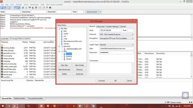 FileZilla ( FTP CLIENT ) kya hai aur kaise use kare ? | FileZilla क्या है और कैसे प्रयोग करे смотреть онлайн