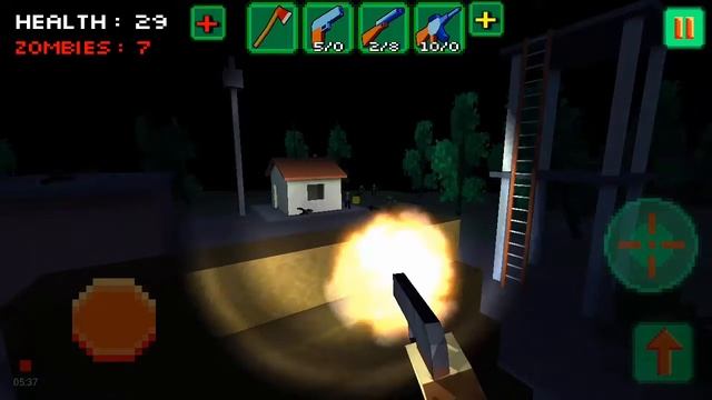 Pixel Zombie Apocalypse Day 3D IOS/Android Gameplay смотреть онлайн