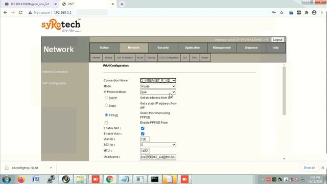 ONT-configuration for internet and Voice Service | For Broadcom chipset смотреть онлайн