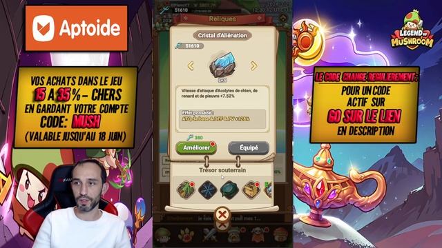 Tout Comprendre sur les Reliques sur Legend of Mushroom ! смотреть онлайн