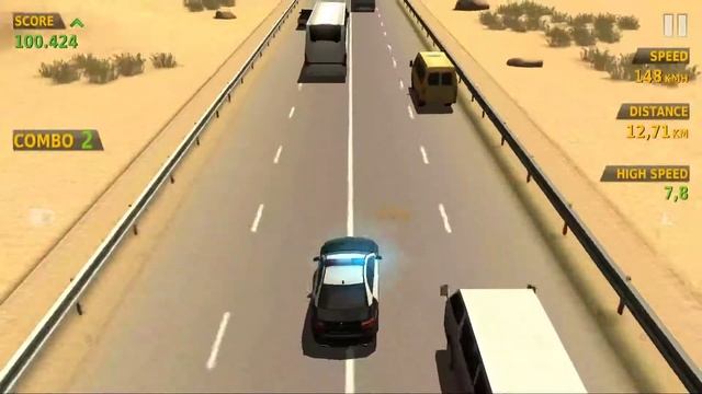 Traffic Racer Police Car Desert Gameplay смотреть онлайн