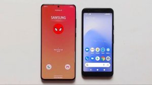 Samsung Android 11 VS Google Pixel Android 12 incoming calls
