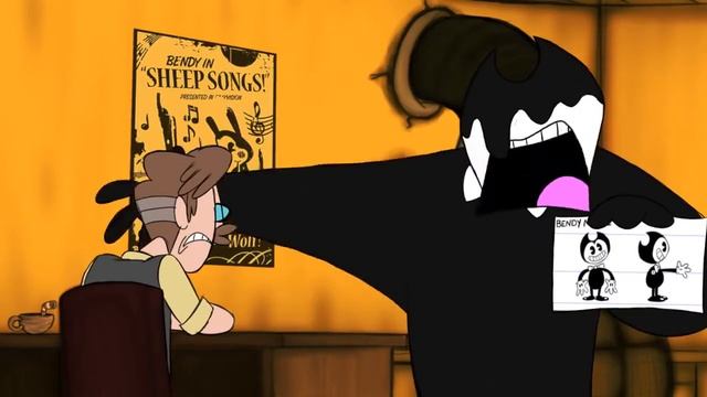 A Bendy Cartoon- Hell's Studio (Rus RiddlerFilms) смотреть онлайн