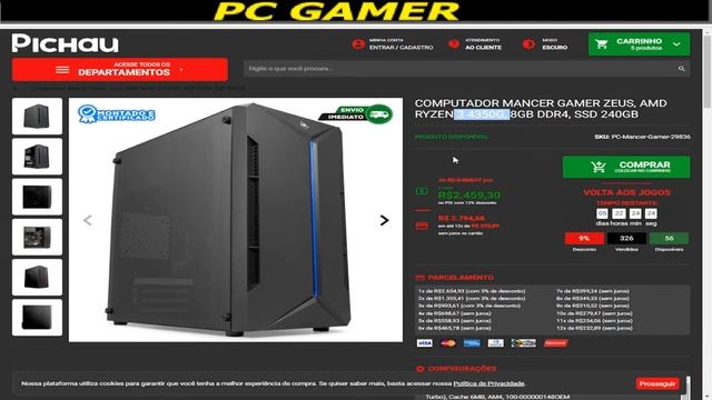 PC GAMER RYZEN 4650G / PC GAMER ATHLON 3000G/ PC GAMER RYZEN 3 смотреть онлайн