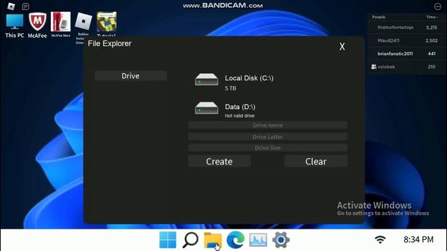 Windows 11 Simulator On Roblox смотреть онлайн