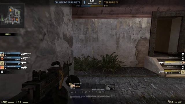 Counter strike: Global Offensive negev ace on inferno смотреть онлайн