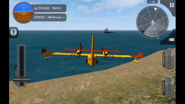 Avion Flight Simulator Canadair CL415 - The Bombardier 415 Superscooper Airplane