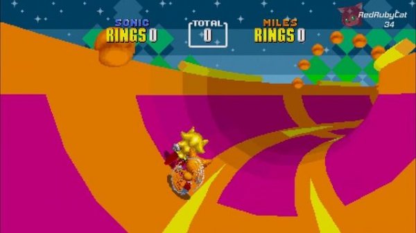 Super Sonic in Special Stages ~ Sonic 2 Absolute mods ~ Gameplay