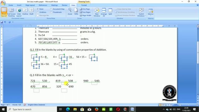 How to Create Maths Question Paper for Primary Classes In Ms Word | Technical Rehan Haidar. смотреть онлайн