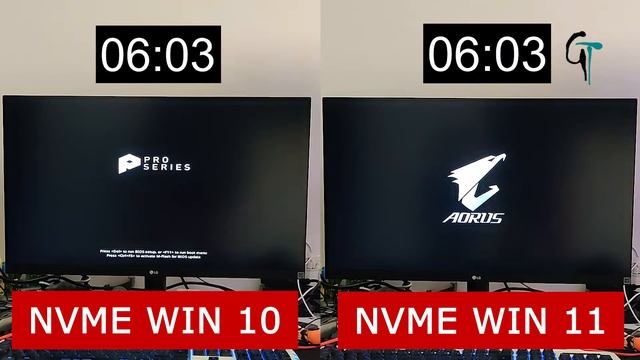 NVME Windows 10 vs NVME Windows 11 boot time test #ssd #hdd #nvme смотреть онлайн