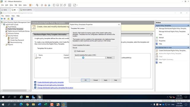 [Học MCSA 2019] Cài đặt và Cấu hình AD RMS trên Windows Server 2019 смотреть онлайн