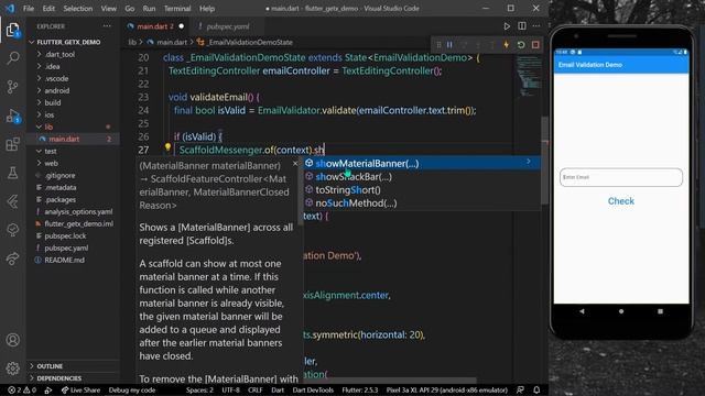 Flutter Tutorial - Email Validation | Package of the week смотреть онлайн