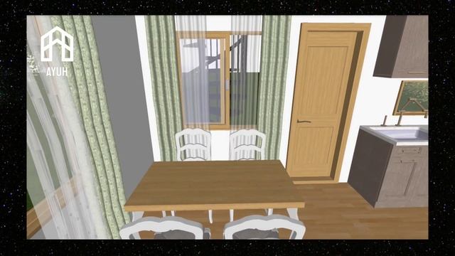 Half Amakan House Design - 1-Bedroom with Mini Roof Deck | 3D Design App for Android & iOS смотреть онлайн