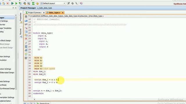 lecture 2 verilog data type(reg/wire) with RTL code example in Hindi :) смотреть онлайн