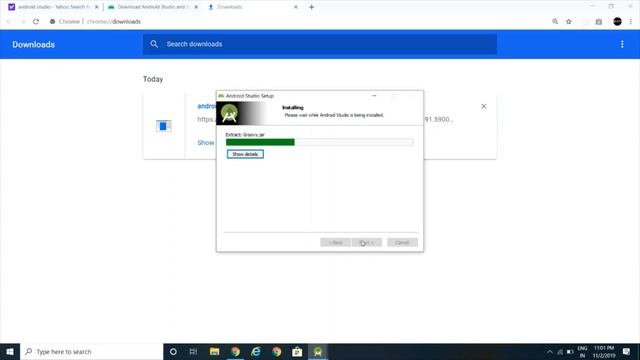 How to Download and Install Android Studio 3.5.1 on windows 10 in hindi смотреть онлайн