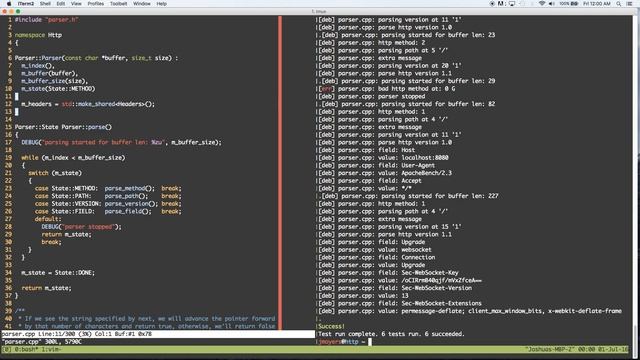 vim and tmux with c++/c смотреть онлайн