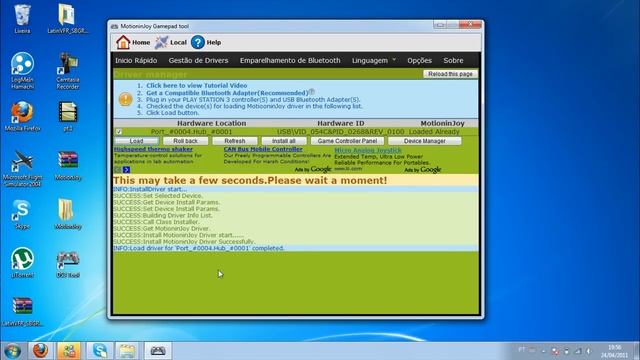 Tutorial controle Ps3 no Windows 7 32 e 64 bit смотреть онлайн